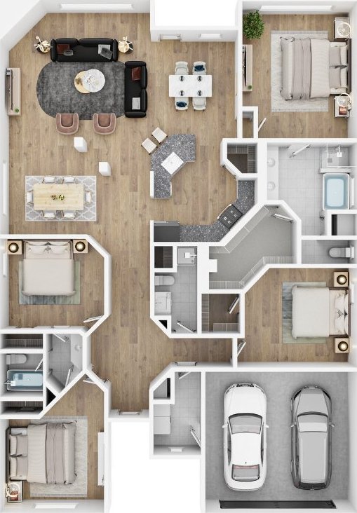 3339 Alexander Valley Cv, Round Rock, TX 78665 - view of room layout