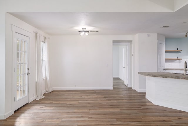 3339 Alexander Valley Cv, Round Rock, TX 78665 - foyer entrance with wood finished floors and baseboards