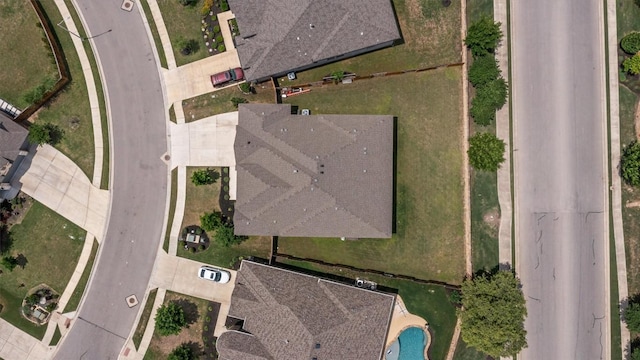 2217 Belen Dr, Leander, TX 78641 - aerial view of property and surrounding area with a pool area
