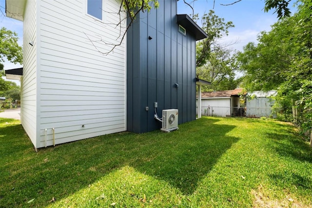 1000B Vargas Rd Unit B, Austin, TX 78741 - exterior space featuring a lawn, ac unit, and fence