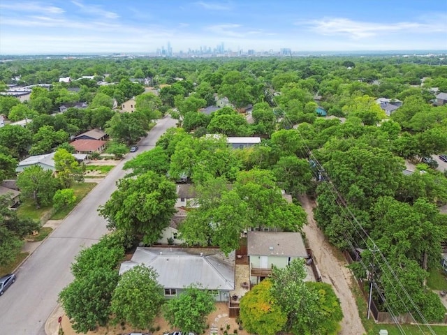 5414 Duval St, Austin, TX 78751 - drone / aerial view of city skyline