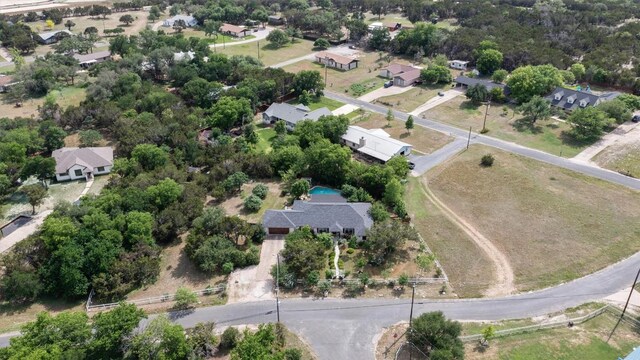 aerial view featuring a residential view