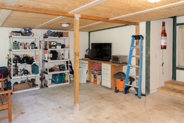 view of storage