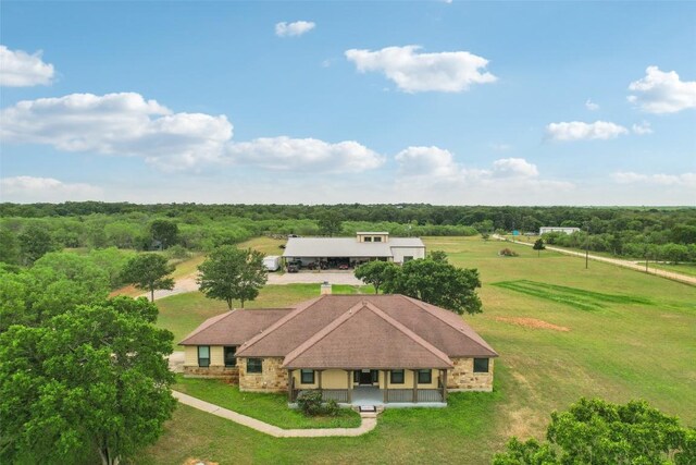 drone / aerial view