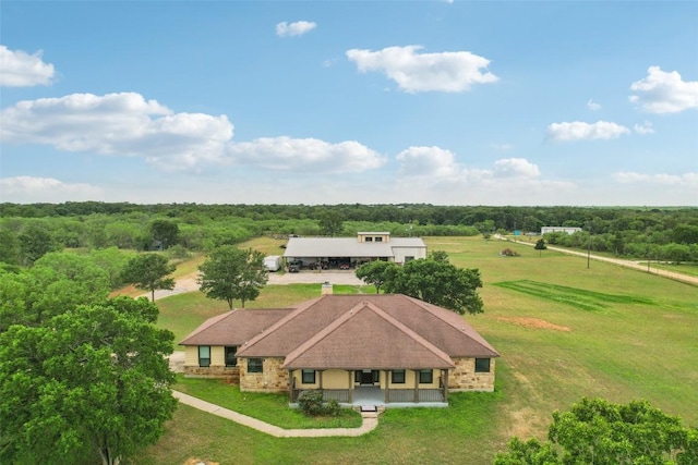 2300 Tumbleweed Trl, Dale, TX 78616 - aerial view of property and surrounding area