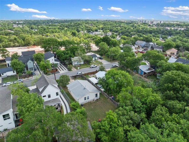 aerial view featuring a residential view