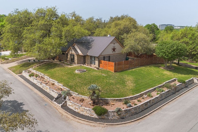 2100 Four Oaks Ln, Austin, TX 78704 - aerial view of property and surrounding area
