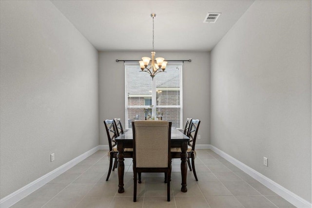 1800 Erie Dr, Leander, TX 78641 - dining room featuring a chandelier and light tile patterned floors