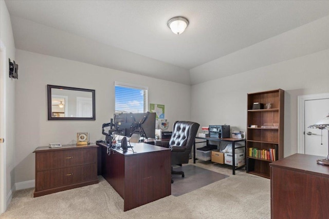 1800 Erie Dr, Leander, TX 78641 - office with light colored carpet and vaulted ceiling