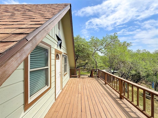 209 Lake Frst, Canyon Lake, TX 78133 - view of wooden terrace