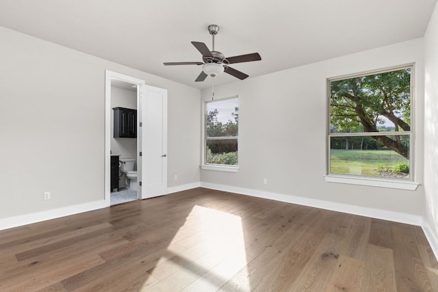 2120 High Lonesome Dr, Leander, TX 78641 - unfurnished room featuring wood finished floors and ceiling fan