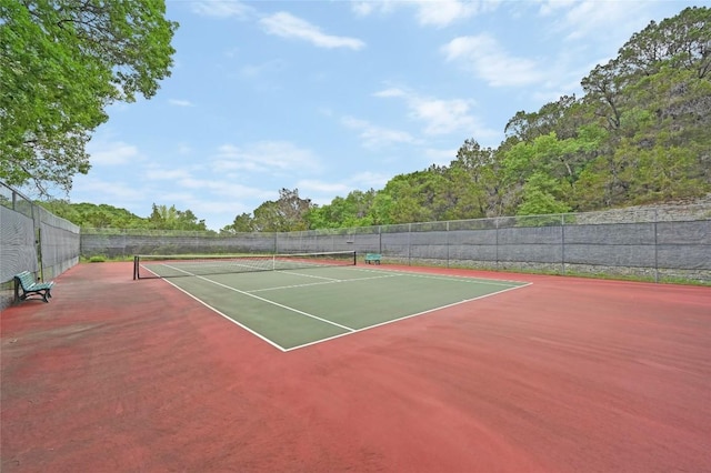 3605 Fawn Creek Path, Austin, TX 78746 - view of tennis court featuring community basketball court