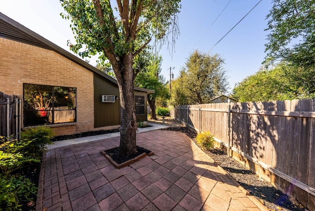 view of patio / terrace with a fenced backyard