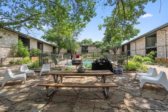 1304 Mariposa Dr Unit 231, Austin, TX 78704 - view of patio / terrace featuring fence