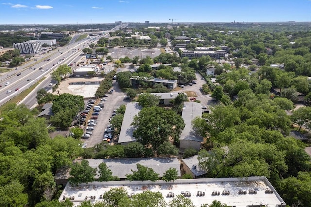 1304 Mariposa Dr Unit 231, Austin, TX 78704 - aerial view of property and surrounding area with a major roadway