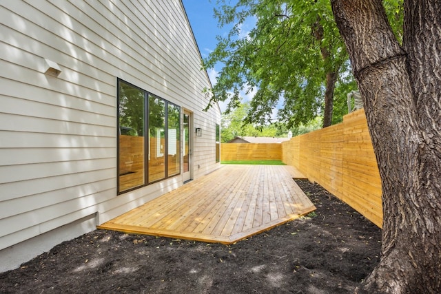 4708 Philco Dr, Austin, TX 78745 - fenced backyard featuring a deck