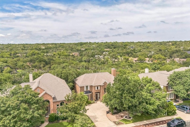 10636 Bramblecrest Dr, Austin, TX 78726 - view of subject property with a heavily wooded area