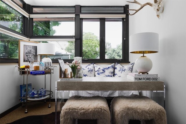 interior space featuring plenty of natural light
