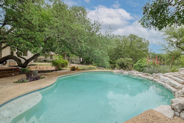 view of pool