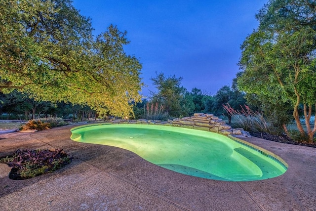 view of pool