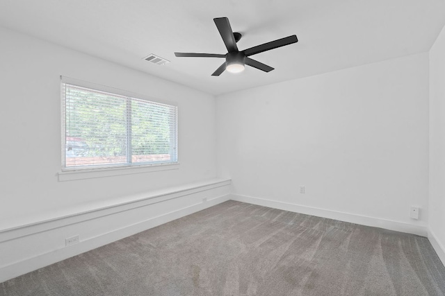 402 W 55th St Unit 2, Austin, TX 78751 - carpeted spare room featuring ceiling fan and baseboards