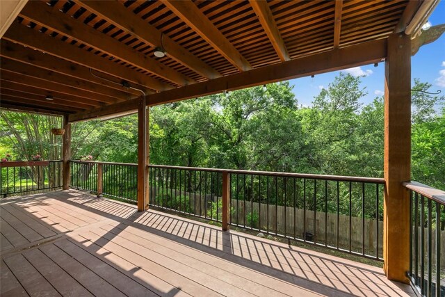 view of deck