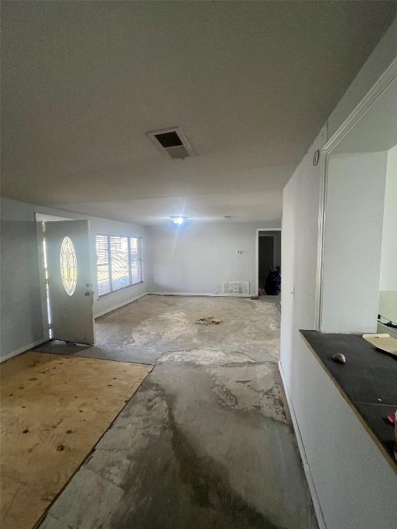 entrance foyer featuring visible vents