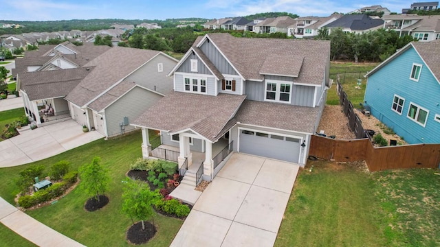 991 Hazy Hills Loop, Dripping Springs, TX 78620 - birds eye view of property with a residential view
