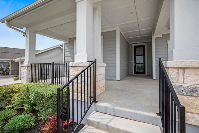 991 Hazy Hills Loop, Dripping Springs, TX 78620 - doorway to property with a porch