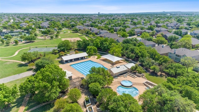 aerial view