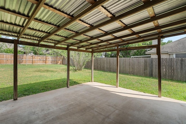 16407 Spotted Eagle Dr, Leander, TX 78641 - fenced backyard featuring a patio area