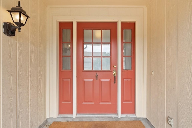 view of property entrance