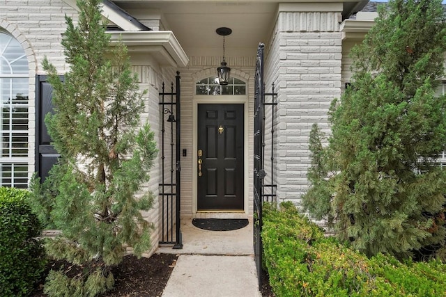 view of entrance to property