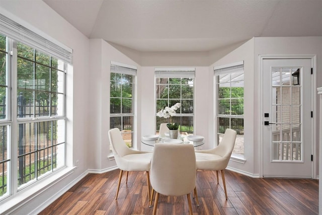 sunroom with a healthy amount of sunlight
