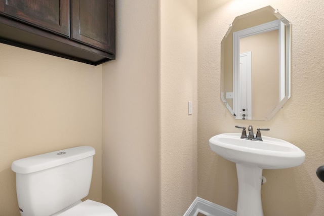 half bath with toilet