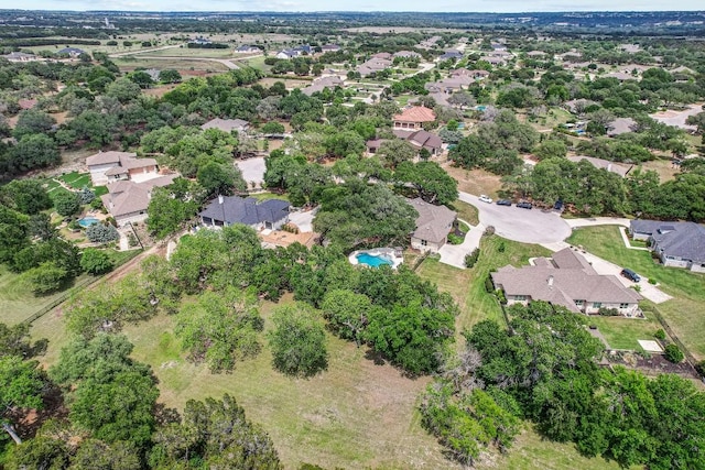 bird's eye view featuring a residential view