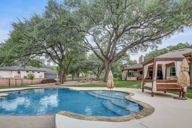 228 Marbella Way, Georgetown, TX 78633 - view of swimming pool featuring a patio area