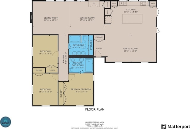 5203 Branding Chase St, Austin, TX 78727 - floor plan