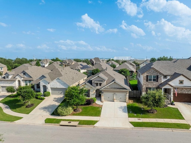 birds eye view of property featuring a residential view