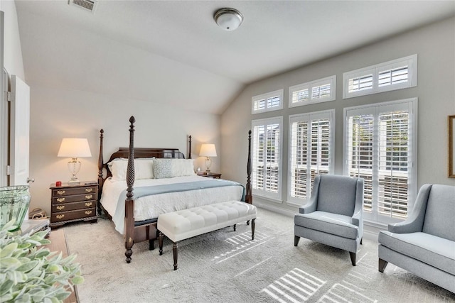 4229 Mercer Rd, Georgetown, TX 78628 - bedroom with carpet and lofted ceiling