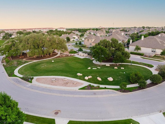 surrounding community with a residential view