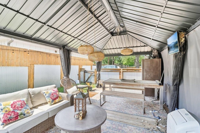 421 James St, Boerne, TX 78006 - view of patio / terrace with outdoor lounge area