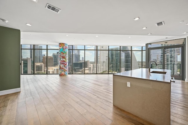 501 W Ave Unit 2001, Austin, TX 78701 - common area with a sink and a city view