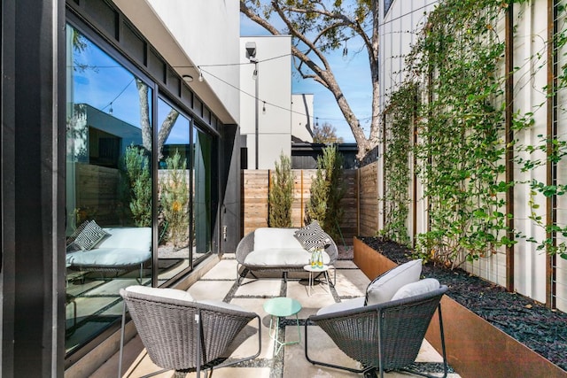 631 Tillery St Unit 1, Austin, TX 78702 - view of patio / terrace with an outdoor hangout area
