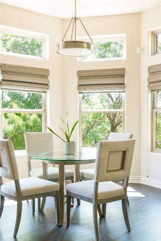 5705 Puccoon Cv, Austin, TX 78759 - dining room with wood finished floors and baseboards