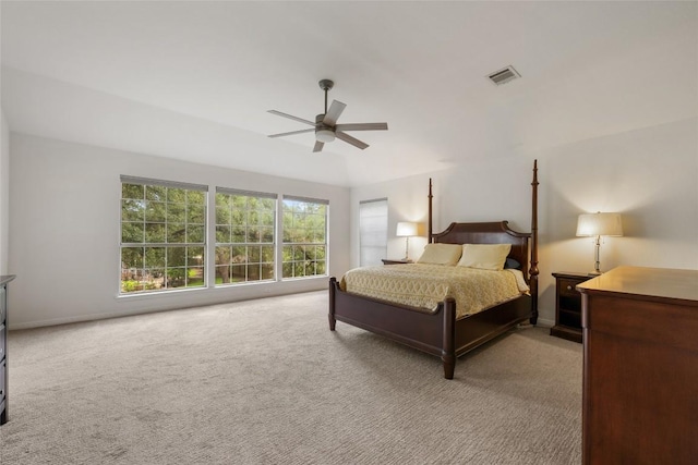 2045 Saint Andrews Dr, Round Rock, TX 78664 - bedroom with light carpet and a ceiling fan