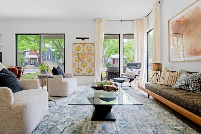 view of living area