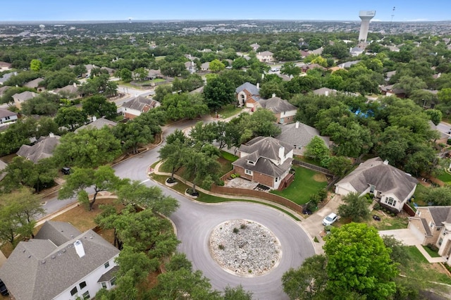 drone / aerial view featuring a residential view