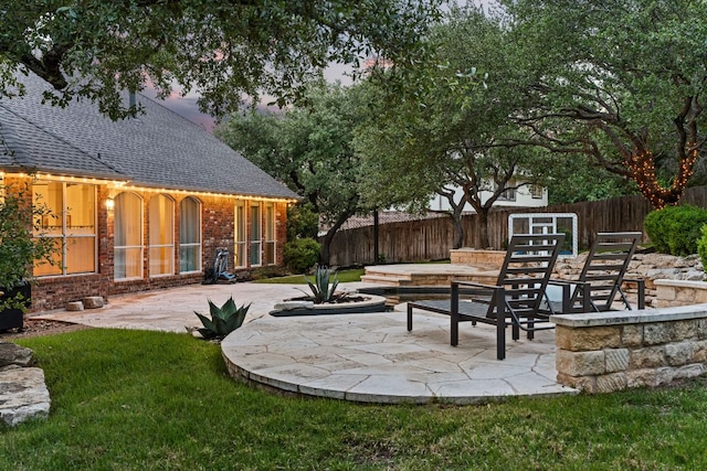 13300 Country Lake Dr, Austin, TX 78732 - view of yard featuring a patio