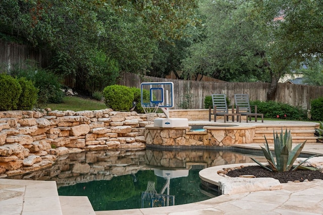 13300 Country Lake Dr, Austin, TX 78732 - view of pool featuring a fire pit